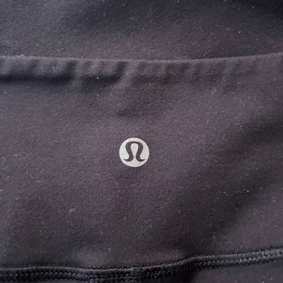 Lululemonn Black Leggings Size 8 - Picture 3 of 3